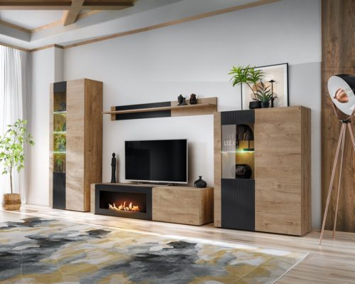 ARIA modern nappali bútor biokandallóval