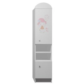 Kislány UV grafikás N3 könyvespolc