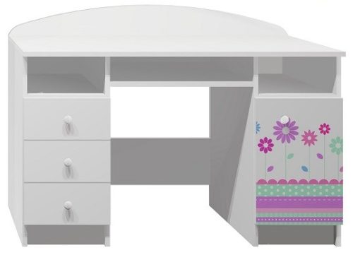 Virágok UV grafikás NB7 íróasztal