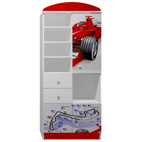 Forma 1 UV grafikás N5 könyvespolc