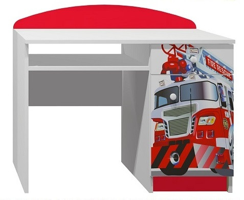 Tűzoltó UV grafikás NB10 íróasztal