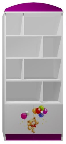 Maci UV grafikás N6 könyvespolc
