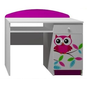 Bagoly UV grafikás NB10 íróasztal