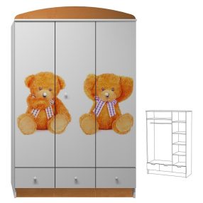 Medve UV grafikás N10 gardróbszekrény