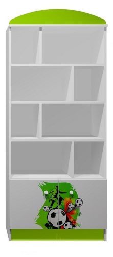 Labda UV grafikás N6 könyvespolc