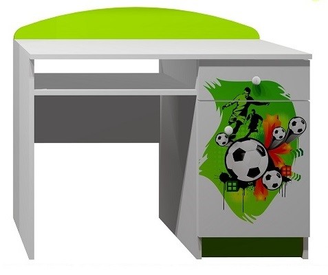 Labda UV grafikás NB10 íróasztal