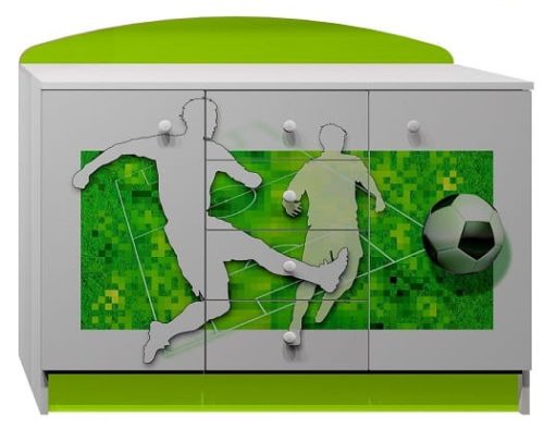 Futball UV grafikás N12 komód