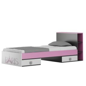 Párizs UV grafikás Y19 ágy - 200x90 cm