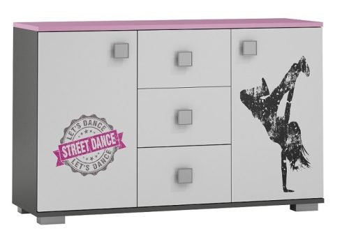 Street Dance UV grafikás Y42 komód
