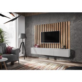   Vertigo 2 modern nappali bútor - gyöngyszürke/artisan tölgy