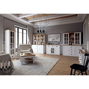 Provence nappali bútor - fehér