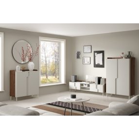   Positano modern nappali bútor mavelie tölgy és makadám dió színben