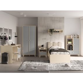 GREY gyerekszobai bútorszett - 90x200-es ággyal
