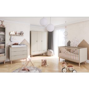 Milán babaszoba bútor - pezsgő színben