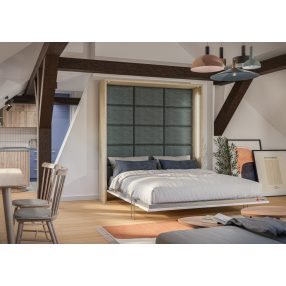 Függőleges szekrényágy, 140 cm, EasySleep