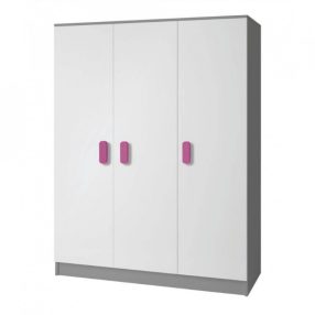 Schmuck 3 ajtós gardróbszekrény - szürke korpusz
