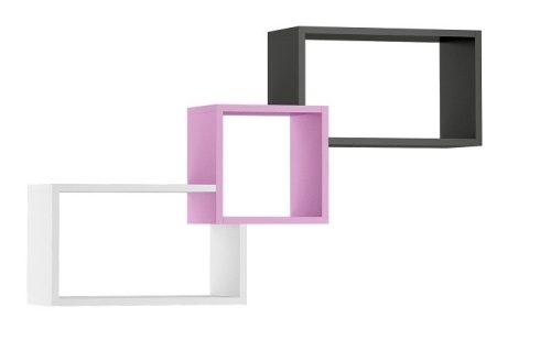 Colors P2 polc - rózsaszín