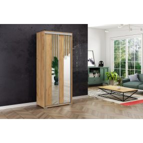 Hamburg gardróbszekrény - 100 cm - magas