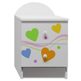 Szívecskék UV grafikával